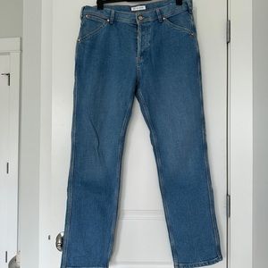 Topo Designs Mens light wash jeans